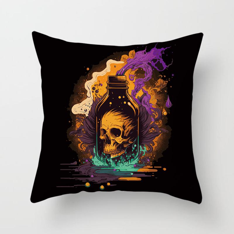 Модная наволочка с волшебной бутылкой, украшение с принтом, квадратный автомобильный диван, модная наволочка 45*45 см, обустройство дома
