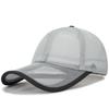 Breathable Men Women Fashion Summer Sunscreen Hats Sun Protection Caps Baseball Cap Full Mesh Hats