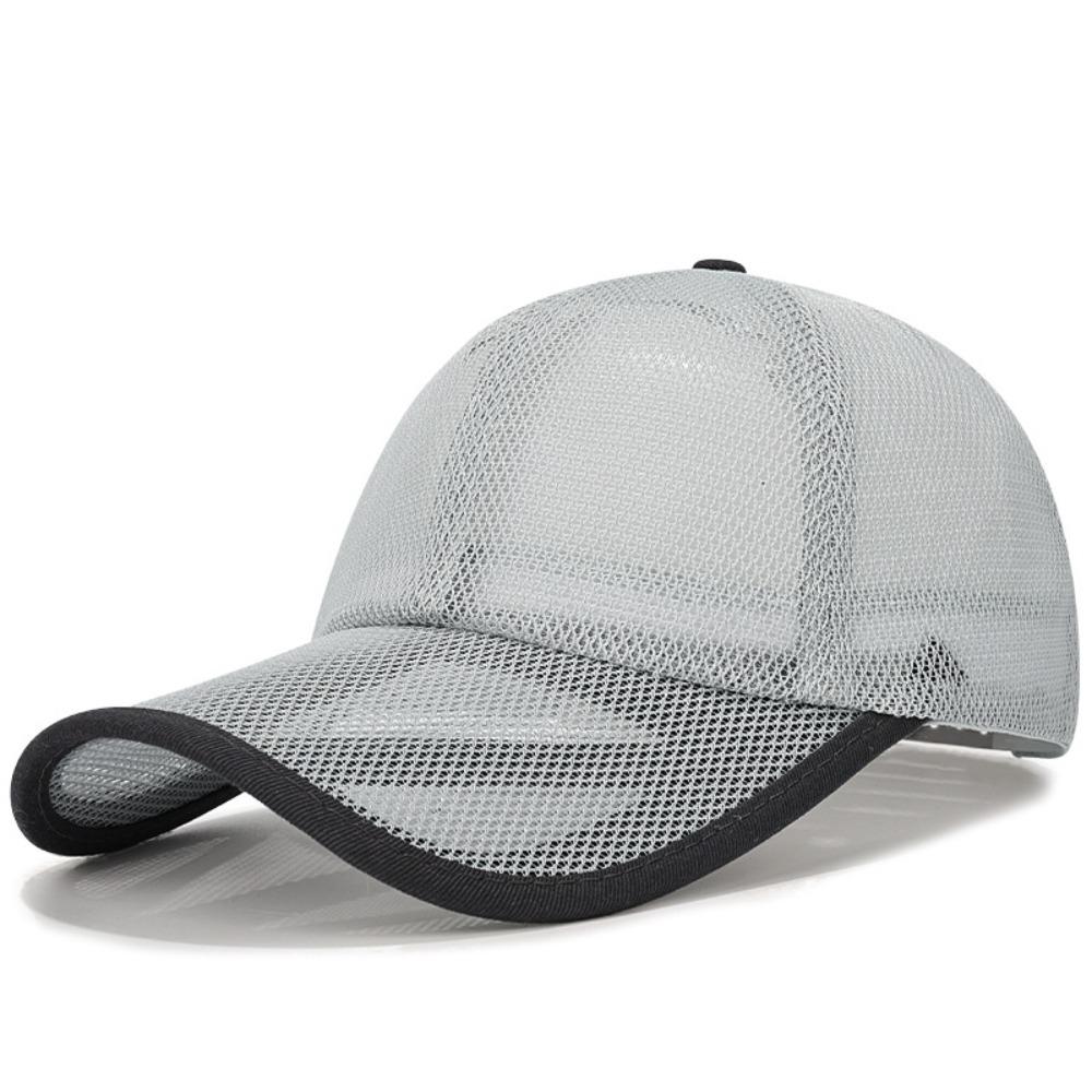 Breathable Men Women Fashion Summer Sunscreen Hats Sun Protection Caps Baseball Cap Full Mesh Hats
