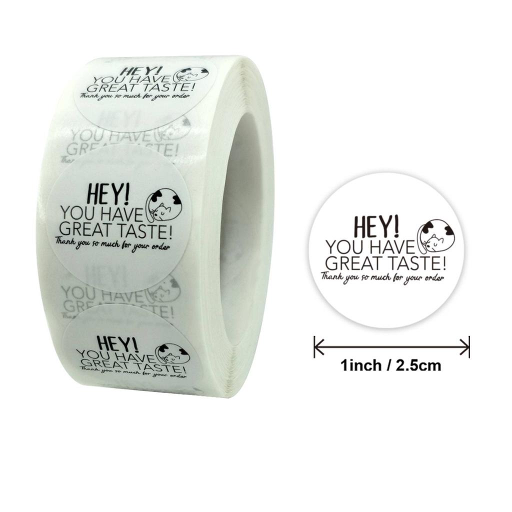 About 500pcs Floral Thank You Stickers 1 Inch Round Seal Label Handmade Scrapbooking Envelope Stationery Sticker