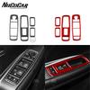 For Dodge Journey 2011-2017 Carbon Fiber Window Lift Control Button Panel Trim Cover Car Interior Accessories Decorative Sticker