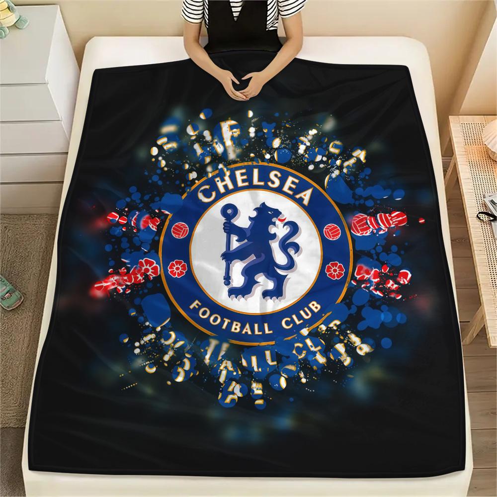 Chelsea FC Flannel Blanket, High quality Comfortable for All Seasons, Home Decor, Warmth and Comfort