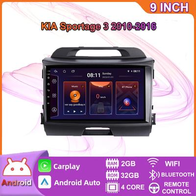 9-дюймовый автомобильный радиоприемник на базе Android Carplay для KIA Sportage 3 2010-2016, мультимедийный видеоплеер, GPS-навигация, WIFI, 2 + 32 ГБ