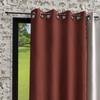 Штора на люверсах из стираной микрофибры 135x250 см BOHEME кирпичный, от Soleil d'Ocre