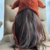 BZDOLL Реалистичная кукла-реборн для девочки 55 см 22 дюйма, кукла-игрушка с полным виниловым телом, коричневые длинные волосы, реалистичная принцесса, малышка Бебе