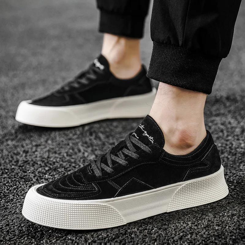 Fashion Men Sneakers Designer Suede Casual Shoe Platform Sport Running Shoes for Men Skateboard Shoes Vulcanized Shoes Zapatillas Hombre