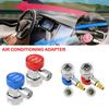 Freon R134A H/L Auto Car Quick Coupler Connector Brass Adapters Air Conditioning Refrigerant Adjustable AC Manifold Gauge