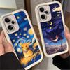 P-Pokemon Чехол Звездное небо для Xiaomi Redmi A5 A4 A3 A3X A2 A1 Plus 13X Redmi K80 Ultra K70 K70E K60 K60E K50 K40 K40S K30 Чехол