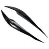 Headlight Eyebrow 1 Pair (Left Right) 40*5*5cm ABS Plastic