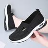 Shoes Women's Summer Large-size Women's Shoes Medium and Old Mother Shoes Fly-woven Breathable Casual Single Shoes Old Beijing Cloth Shoes