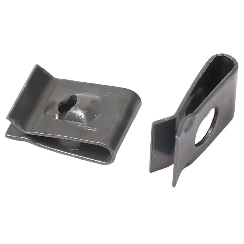 50/20/10 шт. Металлический фиксатор для чехла для автомобиля, мотоцикла, скутера, мопеда, U-образные зажимы, саморезы Army Green, антикоррозийный зажим для бампера