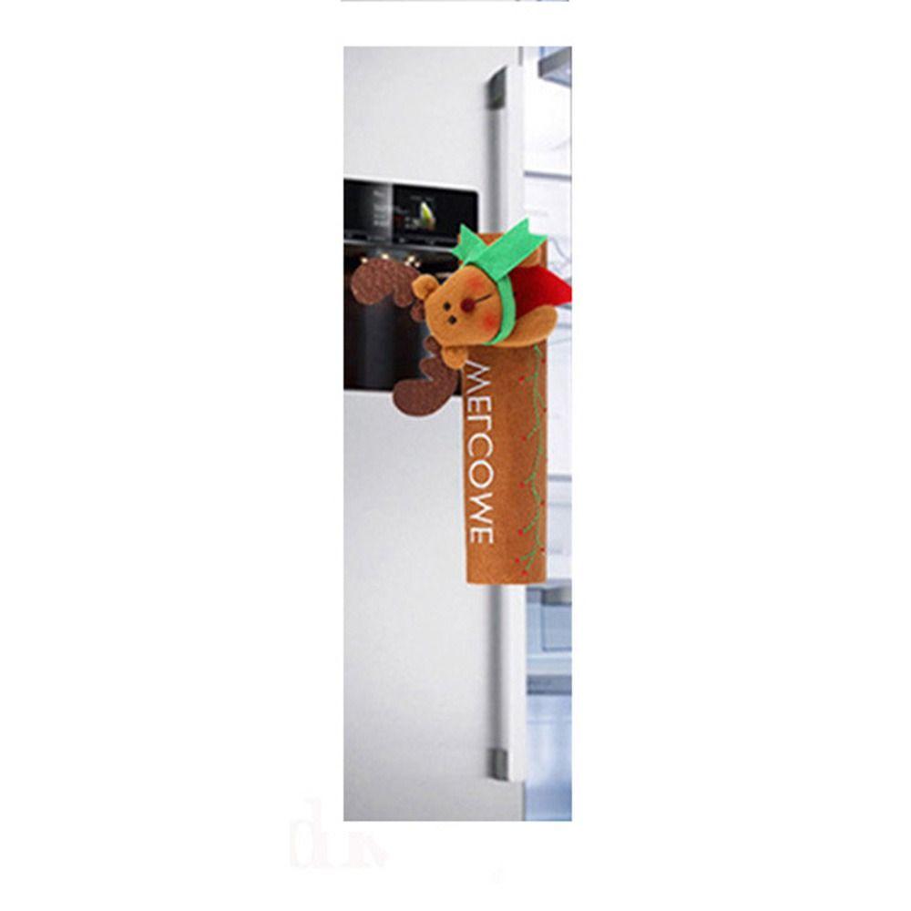 Oven Protector Christmas Decoration Door Handle Covers Home Decorations Fridge Handle Cover