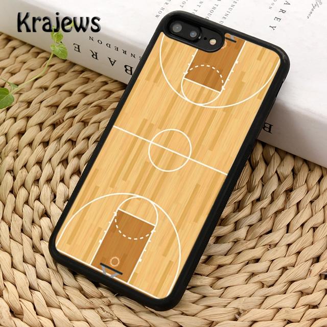 Чехол для телефона Krajews Basketball Court Diagram для iPhone 14 5 6s 7 8 plus X XR XS 11 12 13 pro max Samsung S21 S22ultra Plus