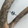 Серебряное кольцо с натуральным топазом 1.402ct, фианитами, вес изделия 2,37 гр (2194477)
