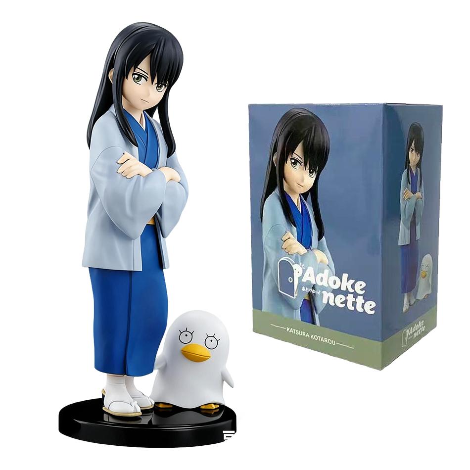 В наличии 14 см Аниме Гинтама Фигурка Саката Гинтоки Кацура Котаро Анимационная модель Игрушки Подарки Коллекция Украшения Украшения Игрушка