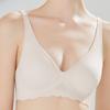Non-marking Underwear for Women with Fixed Cups Gathering and Anti-sagging Thin Sleep Non-steel Ring Bra
