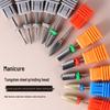 Nail Art Tungsten Steel Drill Bit for Cuticle Removal & Pre-treatment Gel Polish