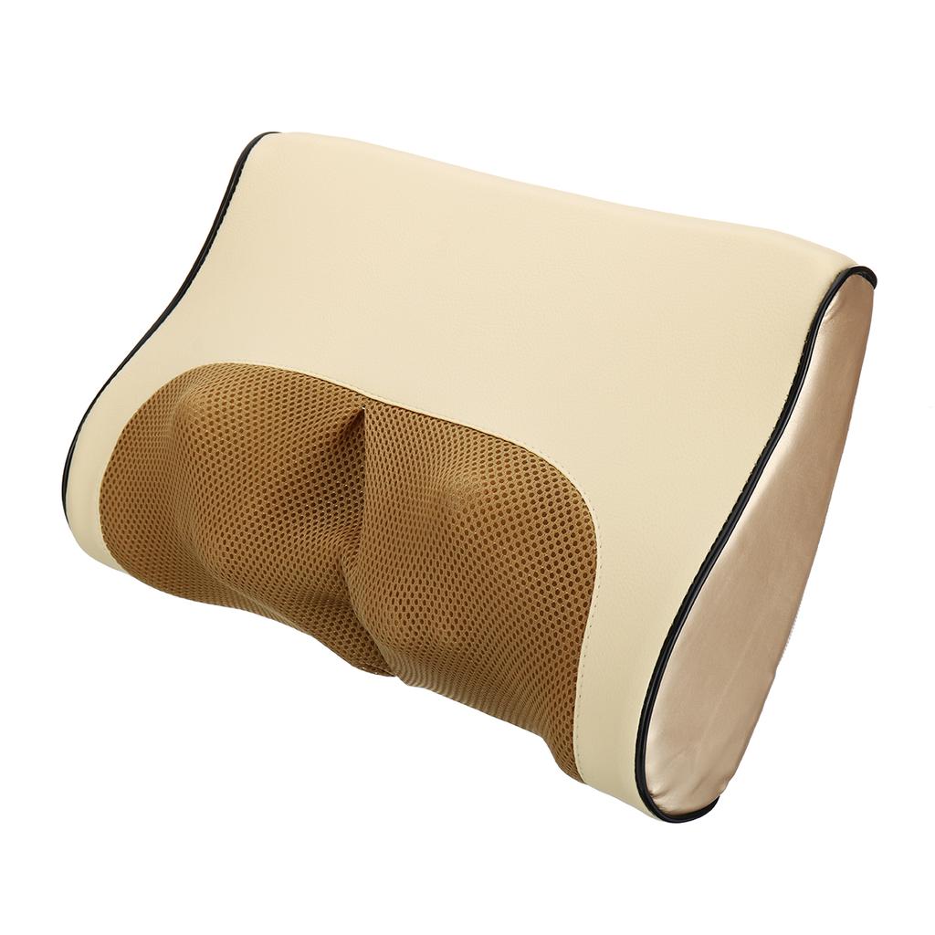 24W Electric Massage Pillow 4/6 Buttons Infrared Heating Neck Shoulder Back Body Massager Device