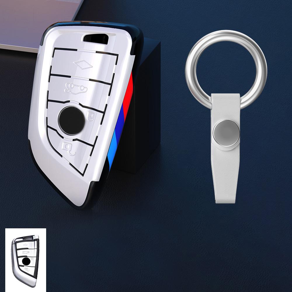 Carbon Fiber Key Case Cover for BMW X1 X3 X5 X6 F15 F16 G30 7 Series 525 F30 118i 218i G11 F48 F39 520