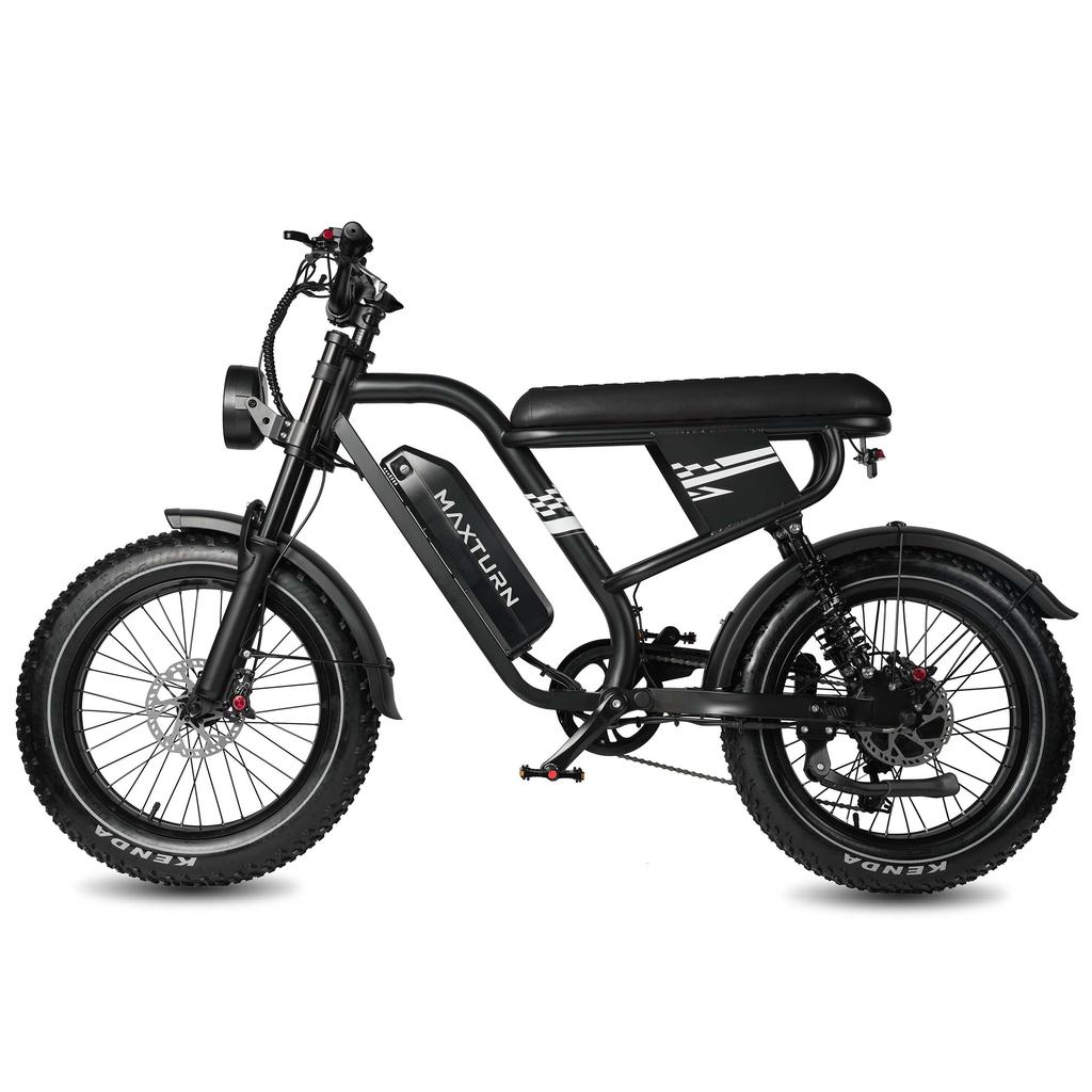 MAXTURN MX10 500 Вт Городской Электровелосипед, 20-дюймовый, 7-скоростная система трансмиссии, с максимальным запасом хода до 70 км.