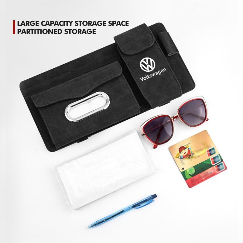 Car Accessories Sunvisor Tissue Box Paper Towel Storage Holder For Volkswagen VW Polo Jetta Sagitar Magotan Passat B5 B6 B7 CC zg8