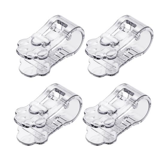 4Pcs Cute Cat Paw Quilt Holder Clip Needleless Seamless Fastener for Duvet Firmly Prevent Slip Universal Bed Sheet Clips Non-slip Blanket Corner