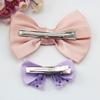 50Pcs Metal Alligator Hair Clips Bow Teethed Barrette Crocodile Clamp Diy Clip