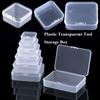 Square Storage Box Transparent Small Items Case Hot Fishing Tools Accessories Power Tools Holder