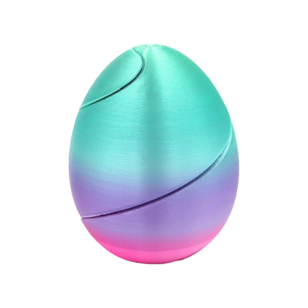 3D Printed Spiral Egg Sensory Rotating Spinner Toy For Kids Easter Basket And Classroom Prize Stress Relief Relaxing Toy