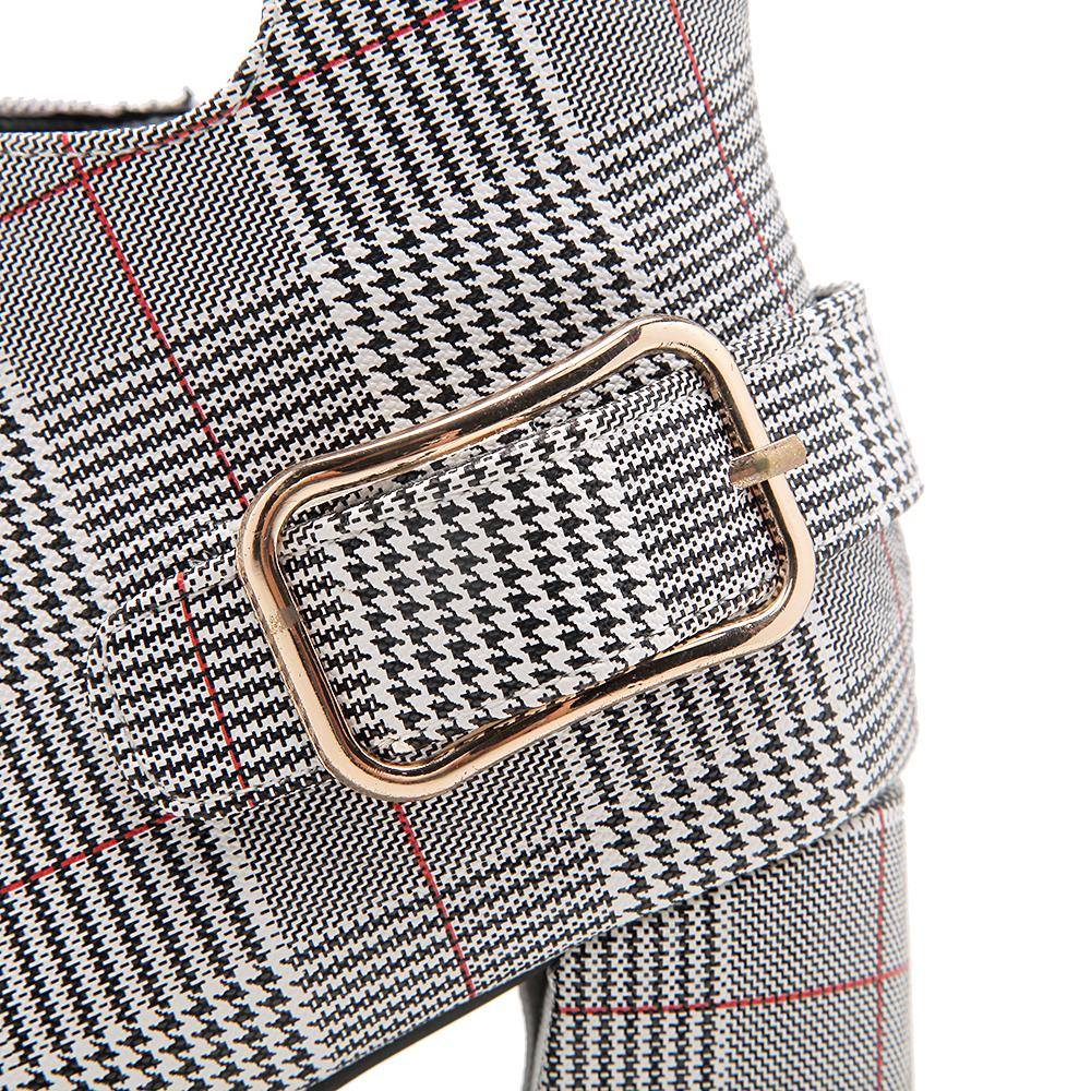 Women's High Heel Short Boots Autumn and Winter New Pointed Thick Heel Large Women's Shoes