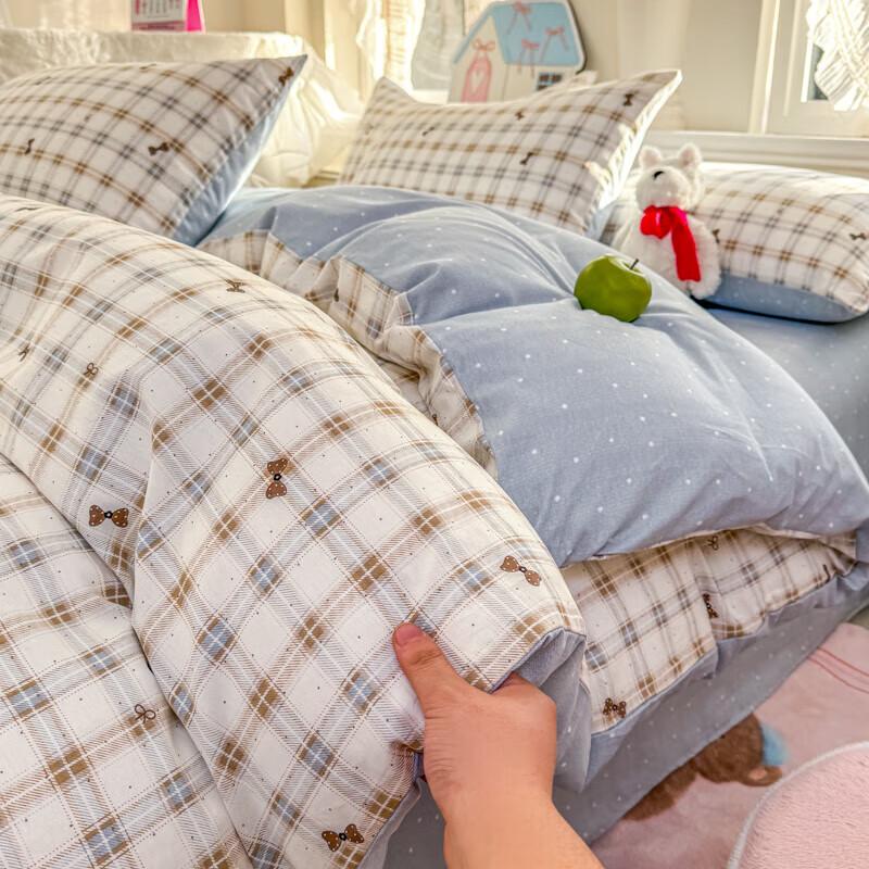 Grace Постельный набор из 4 предметов из 100% хлопка с принтом