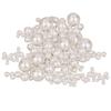 300шт жемчужные бусины из смолы круглые свободные искусственные прокладки декоративные