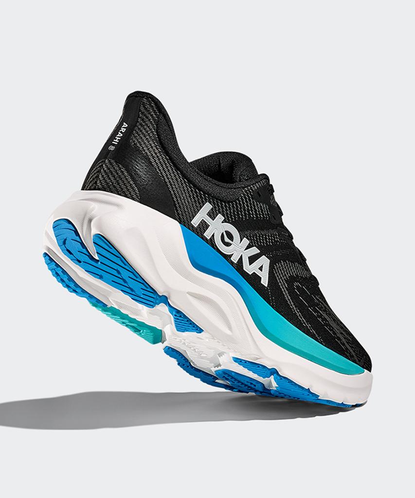 Hoka (Men'S) Arahi 8 Wide - Black: Skyward Blue / 1168710-Bksk