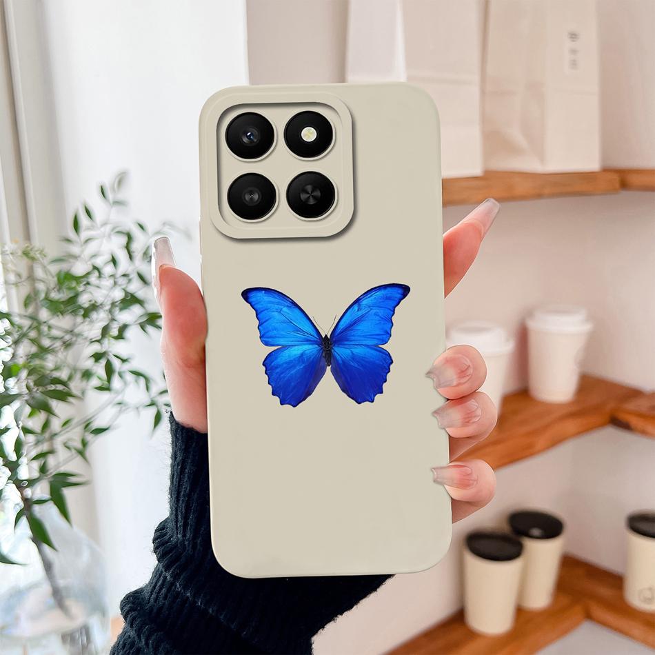 Чехол для Honor X7D X9D Цветные Сердечки Мягкий Жидкий Силикон Полная Защита Задняя Крышка Телефона Для Honorx7d Honorx9d Модный Funda