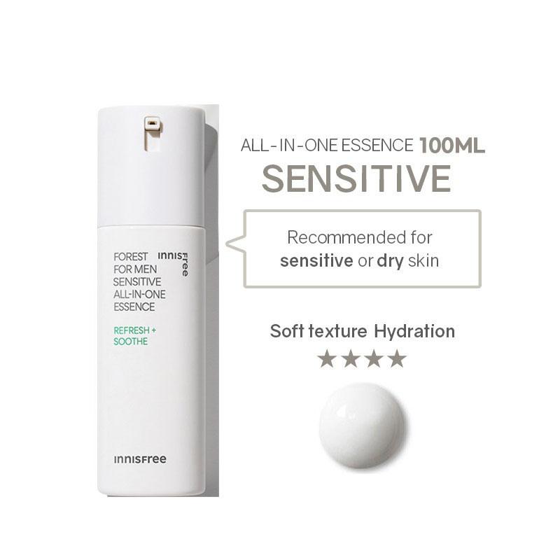 Innisfree Серия «Лес для мужчин» (Универсальная эссенция и очищающая пена для бритья & Fresh Skin & Fresh