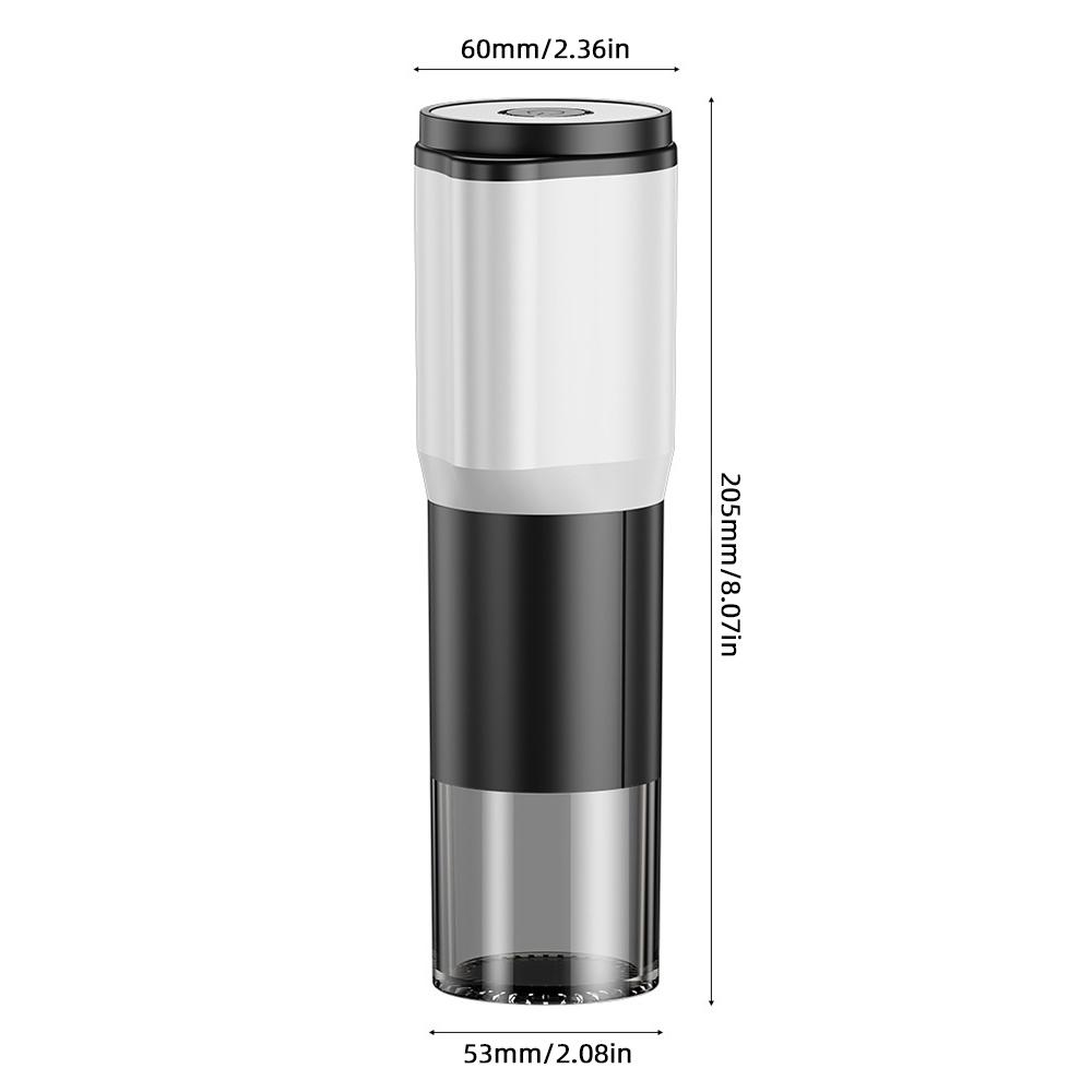 Электрическая и ручная кофемолка 2 в 1 с 5 уровнями регулировки, режимом таймера и автоматической остановкой