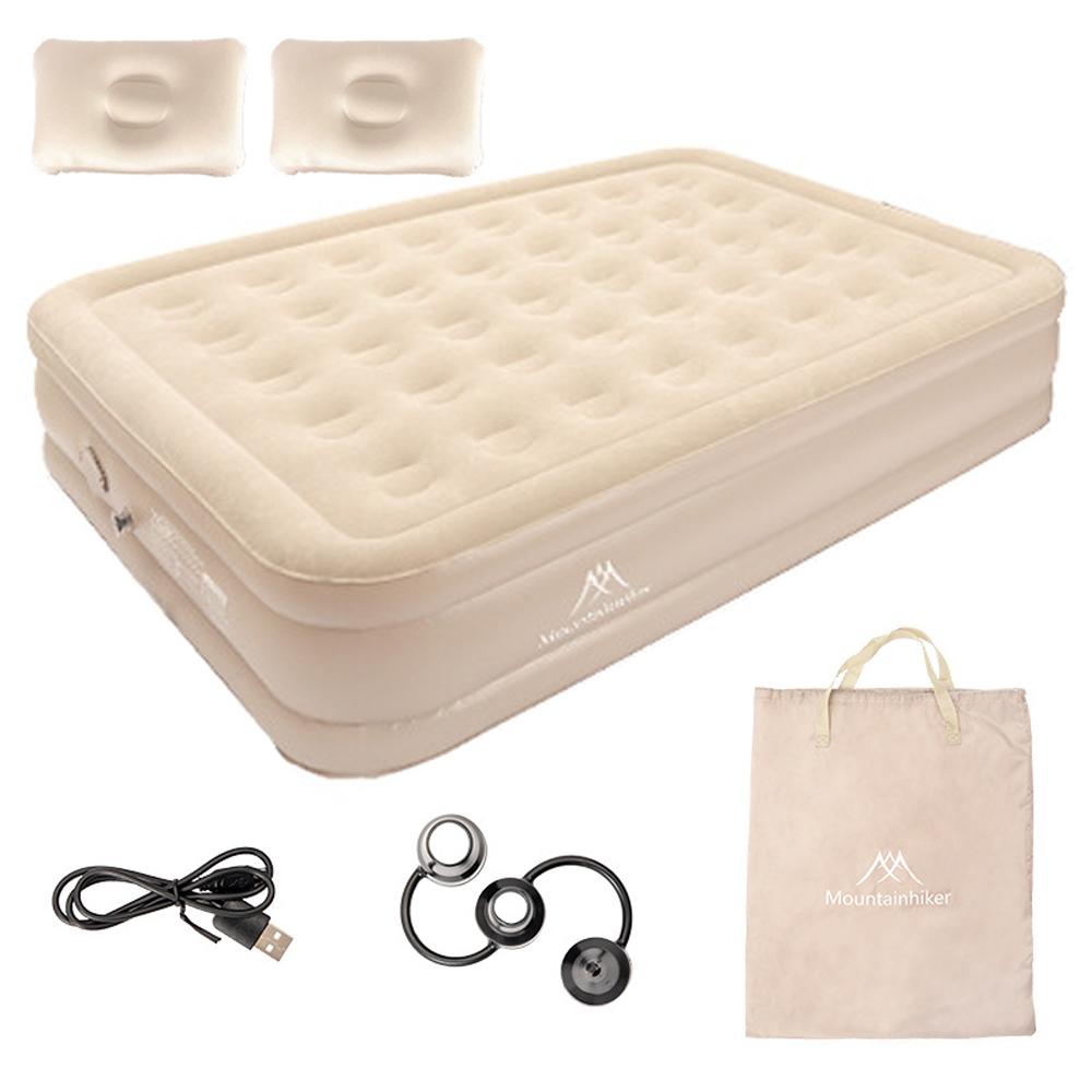 Надувная кровать для кемпинга, пикника, самостоятельного вождения, для путешествий, портативный мягкий надувной матрас, высокий
