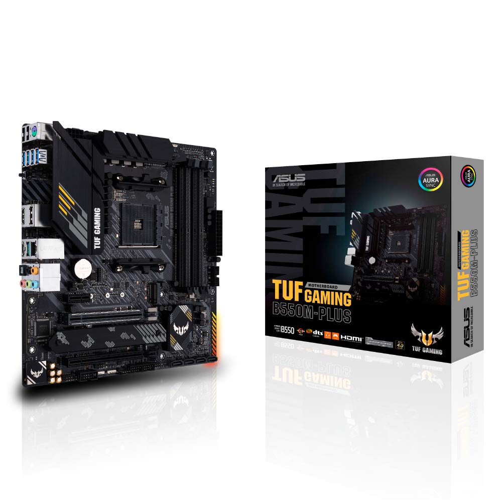 ASUS TUF GAMING AMD Ryzen 5000 series AM4 совместимый B550 оборудованный mATX авторизованный дистрибьютор продукт B550M-PLUS материнская плата/домашний