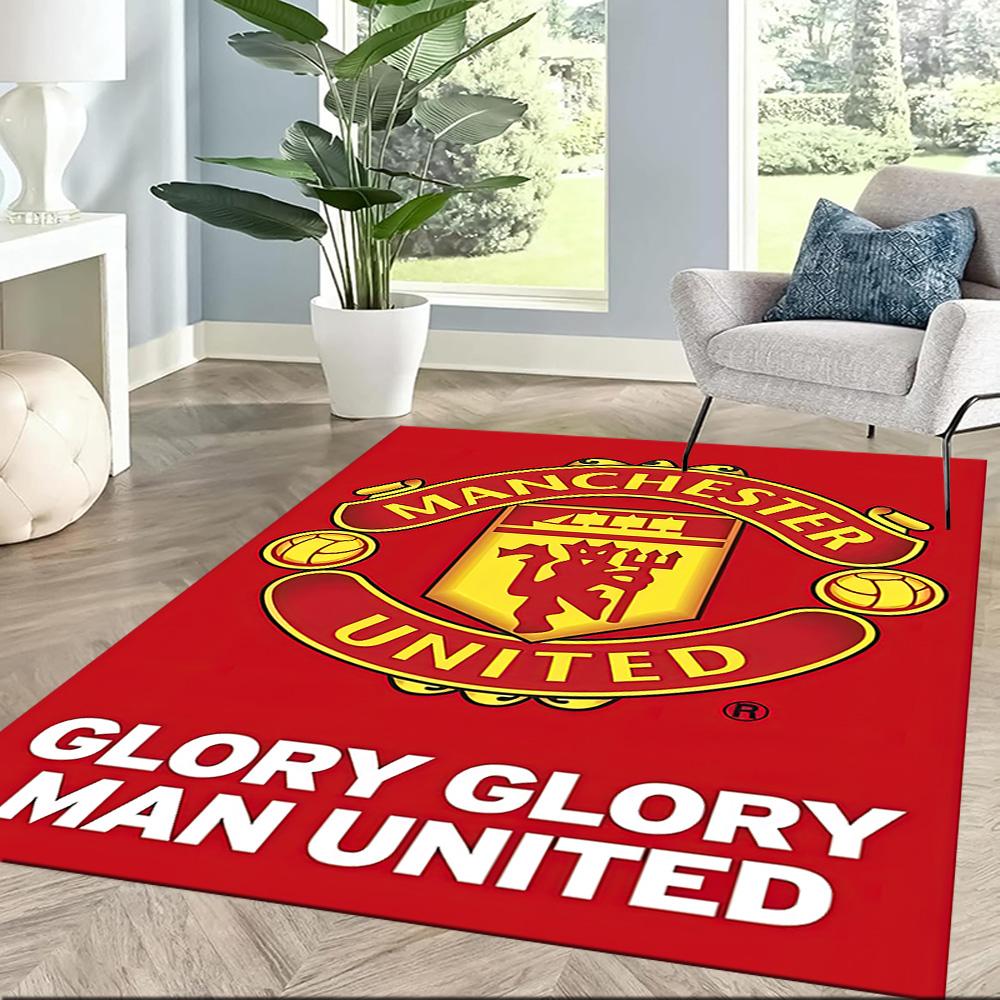Manchester Floor Mat Perfect For Living Rooms Hallway Dormitory Decorate Room Antislip Rug Anime Office Decor Birthdaychristmas Gift
