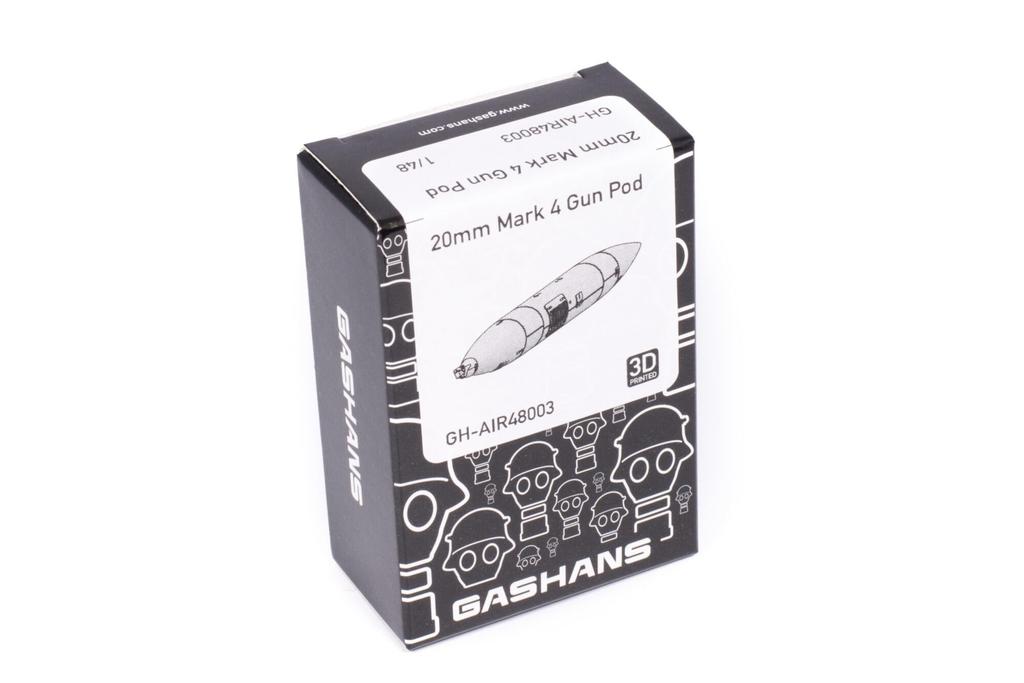 Пластиковые детали для модели Gas Hans 20mm Mark 4 Gunpod 1/48 HAUGH-AIR48003 (Самолет)