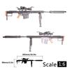 Масштаб 1/6 Военное Оружие Армии США Снайперская Винтовка M82A1 M134 M14 M16 Полицейский Солдат SWAT Фигурка Модель для Сборки Оружие Игрушки