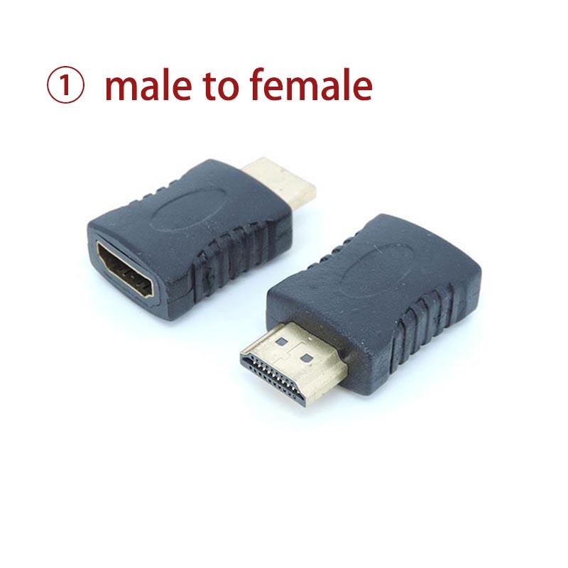 Угловой HDMI-совместимый адаптер-конвертер «папа-мама» Разъем Mini / Micro HDMI-совместимый удлинитель