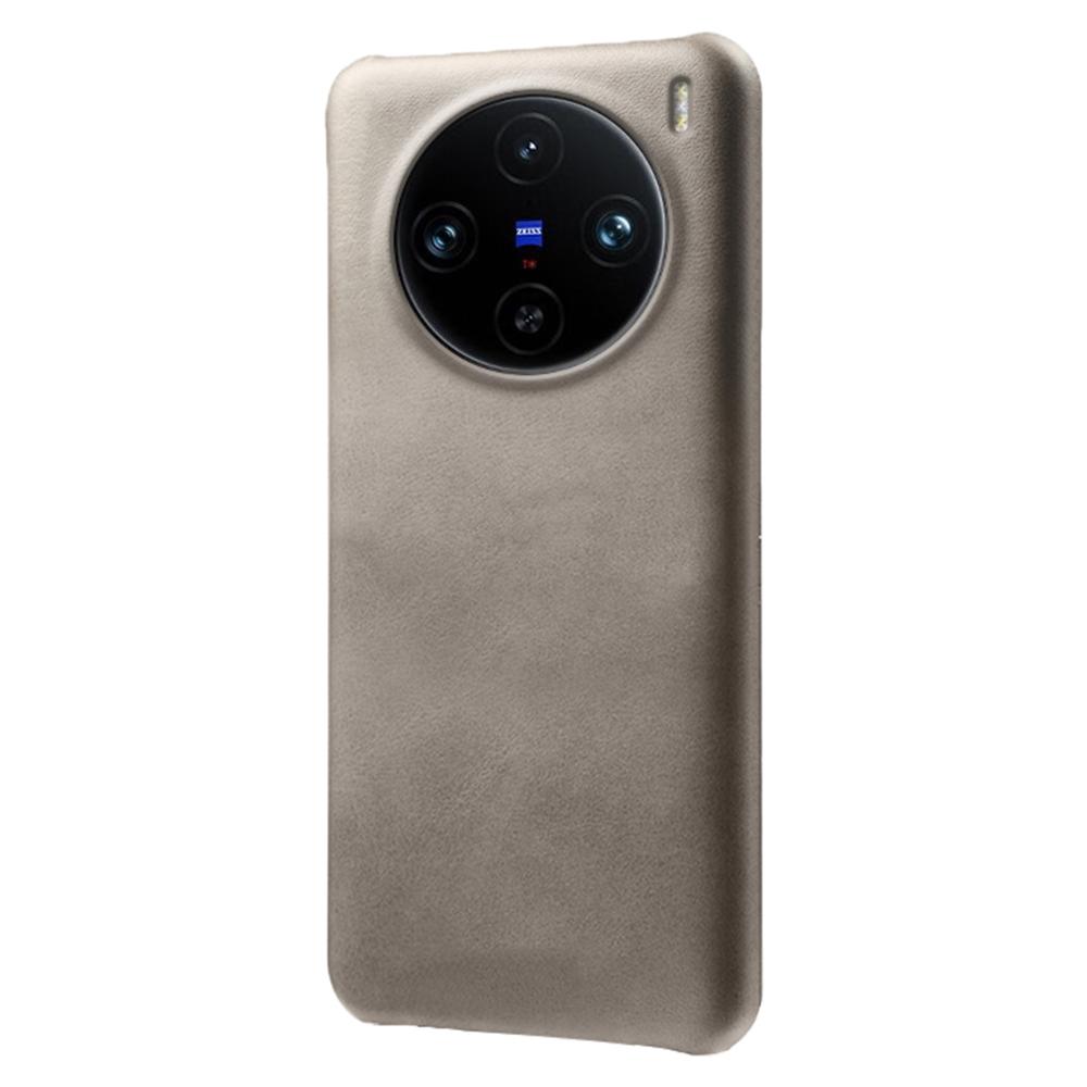 For vivo X100 Pro 5G Case Calf Texture Anti-scratch Hard Phone Cover