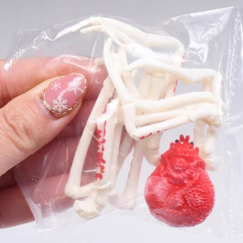 Japanese Ocean Monsters Gashapon Toys Macrocheira Kaempferi Wolf Fish Joints Movable Simulation Figure Model Ornaments Toys