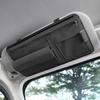 Black Car Sun Visor Organizer Pouch Bag Pocket Card Storage Holder Accessories