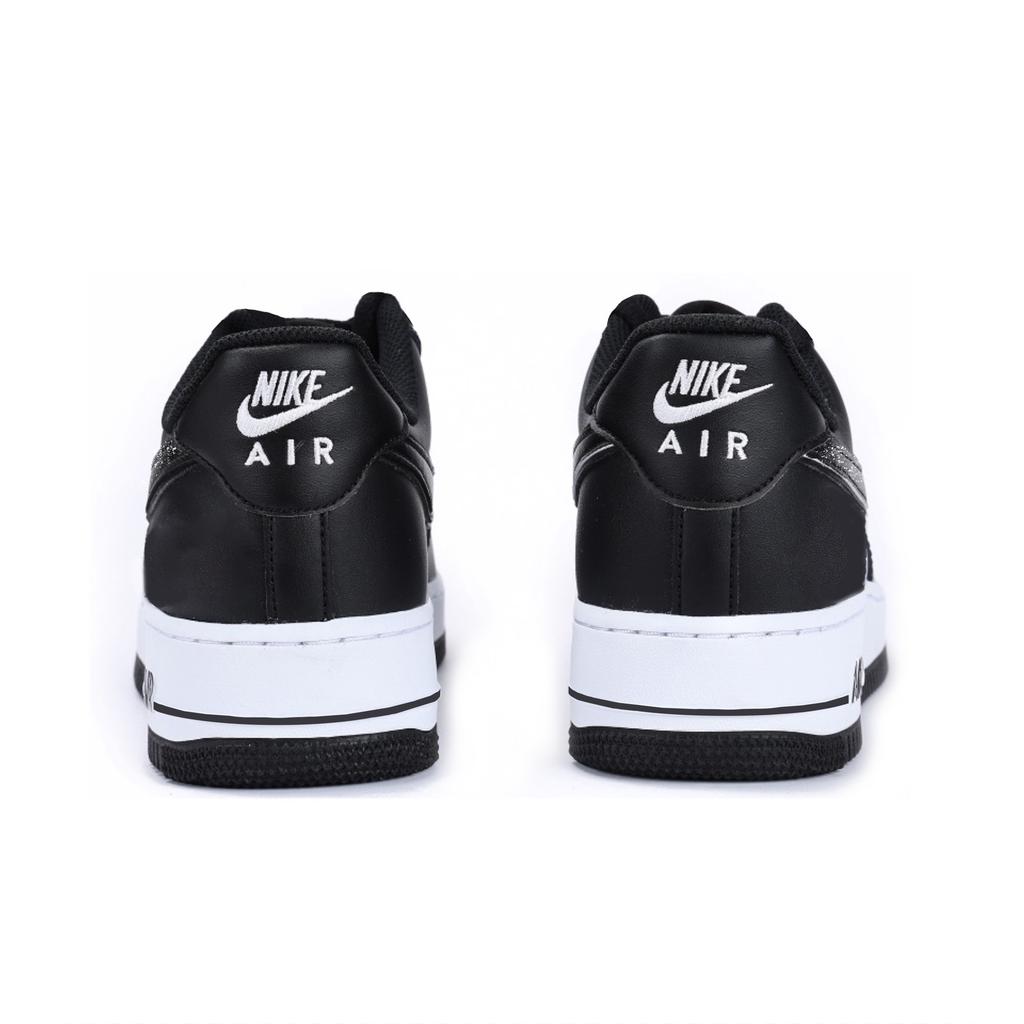 Nike Nike Air Force 1 Нескользящие Износостойкие Поддержка Баланса Низкие Скейтбордические Кроссовки Унисекс Белый Черный DV0788-001(Команда384-А)