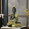 New Black Wukong Buddha Statue Ornaments Home Living Room Decorations Entrance Decoration Resin Crafts