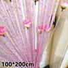 100x200cm Vestibule String Curtains Rose Flower Divider Curtains Door Line Curtain For Living Room