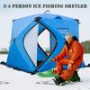Portable Ice Fishing Shelter Easy Set-up Winter Fishing Tent Ice Fishing Tent  Waterproof &