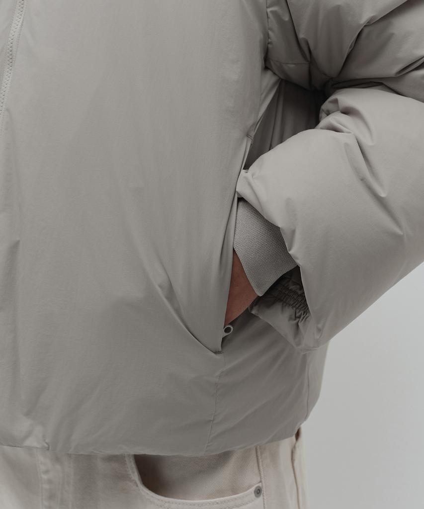 Musinsa Standard Minimal Down Short Padded Jacket [Grayish Beige]